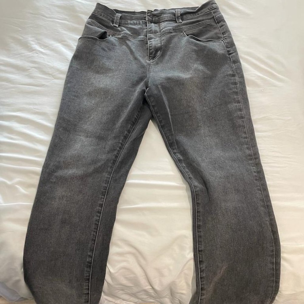 Urban Outfitters BDG Gray Denim Racing Stripe Skinny Jeans 31/29